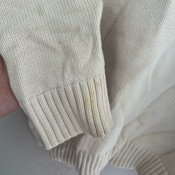 Ralph Lauren Women's Intarsia-Knit Cotton-Blend Dog Sweater Medium - Picture 13 of 14